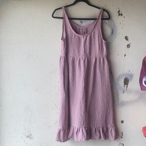 Elegant Pink Sleeveless Dress